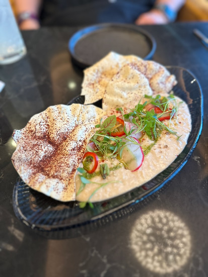 Cannellini hummus available at GEO-82 at EPCOT
