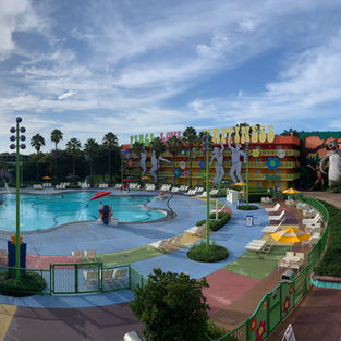 Walt Disney World Pop Century Room View