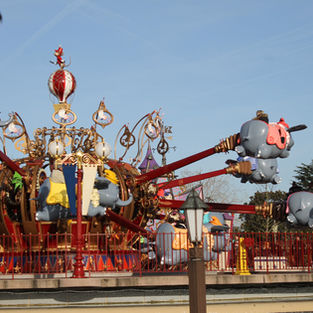 Dumbo the Flying Elephant at Disneyland Paris