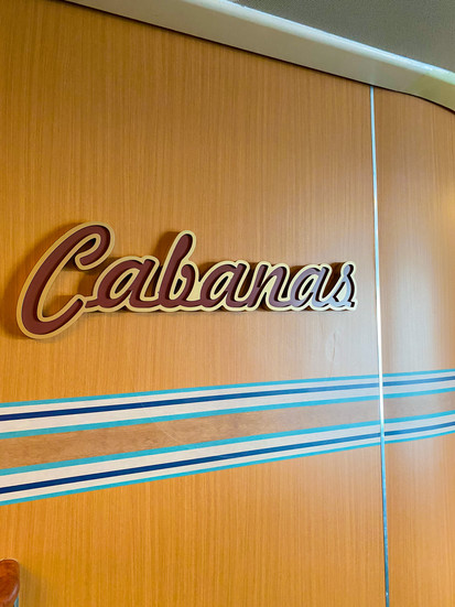 Disney Cruise Line Buffet Dining Cabanas
