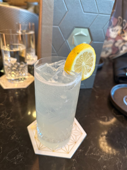 Non alcoholic cocktail at Geo-82 at EPCOT