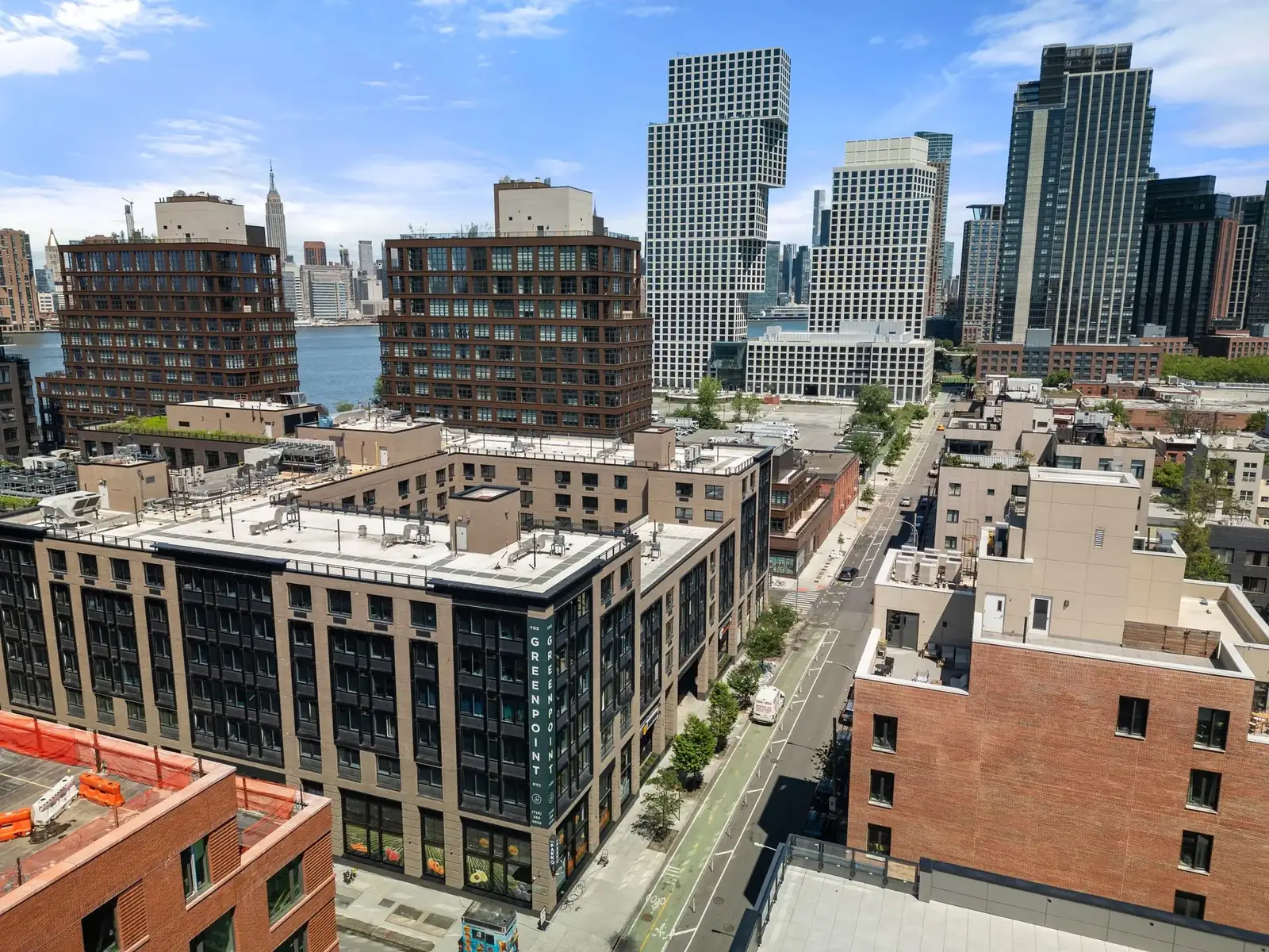 Drone aerial photography of residential property