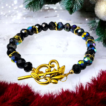 Midnight Scrollwork Bracelet