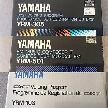 Yamaha CX5M cartridges montage