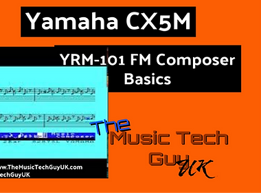 Yamaha CX5M YRM-101 FM Composer - Basics video card