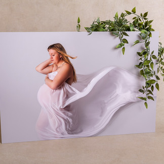 wall art van jou zwangerschapsshoot of kinderen en gezin