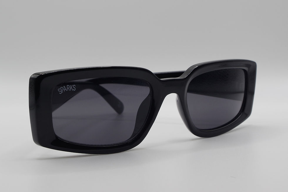 Thumbnail: Midnight Black Rectangle Sunglasses