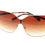 Thumbnail: Venus Gold Oversized Sunglasses