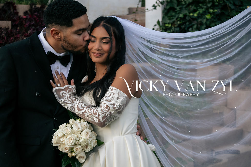 happy wedding couple