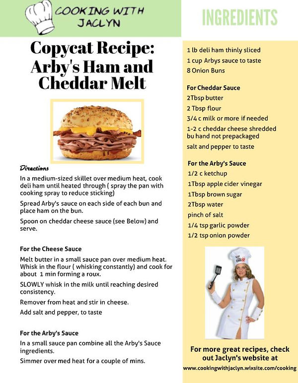 arbys cheddar melt