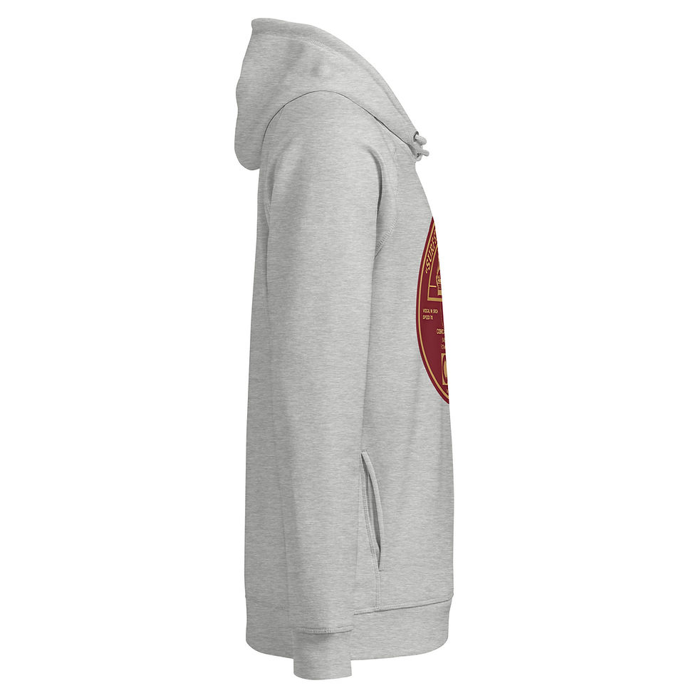 Thumbnail: Surf Strider Record Unisex organic side pocket hoodie