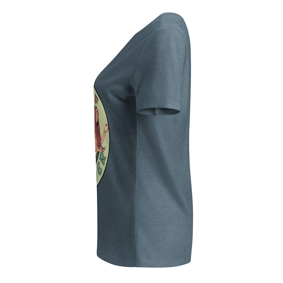 Thumbnail: Surf Strider Mermaid Women’s relaxed v-neck t-shirt