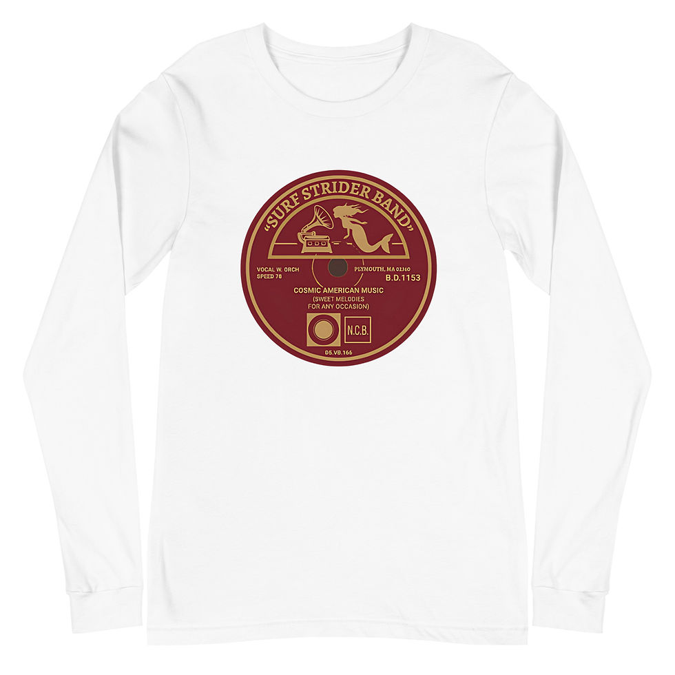 Thumbnail: Surf Strider Record Unisex Long Sleeve Tee