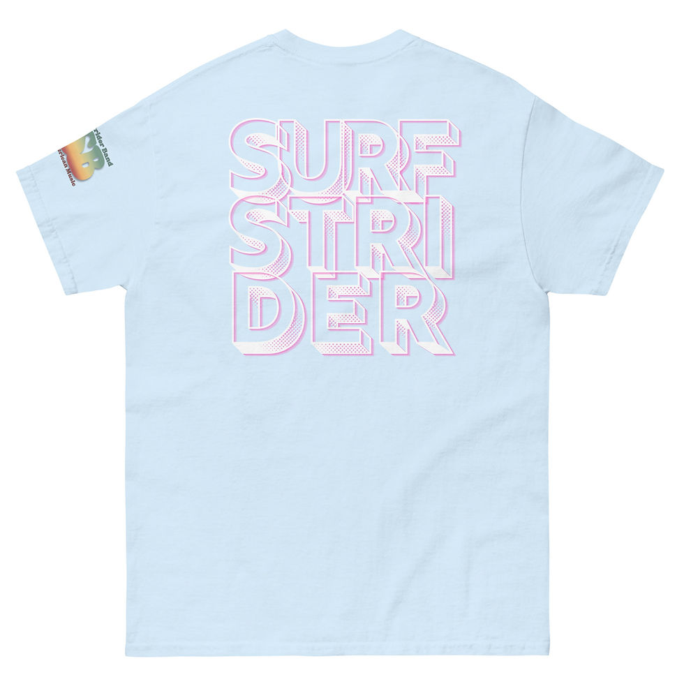 Thumbnail: Surf Strider Stacked Shorebreak Unisex classic tee