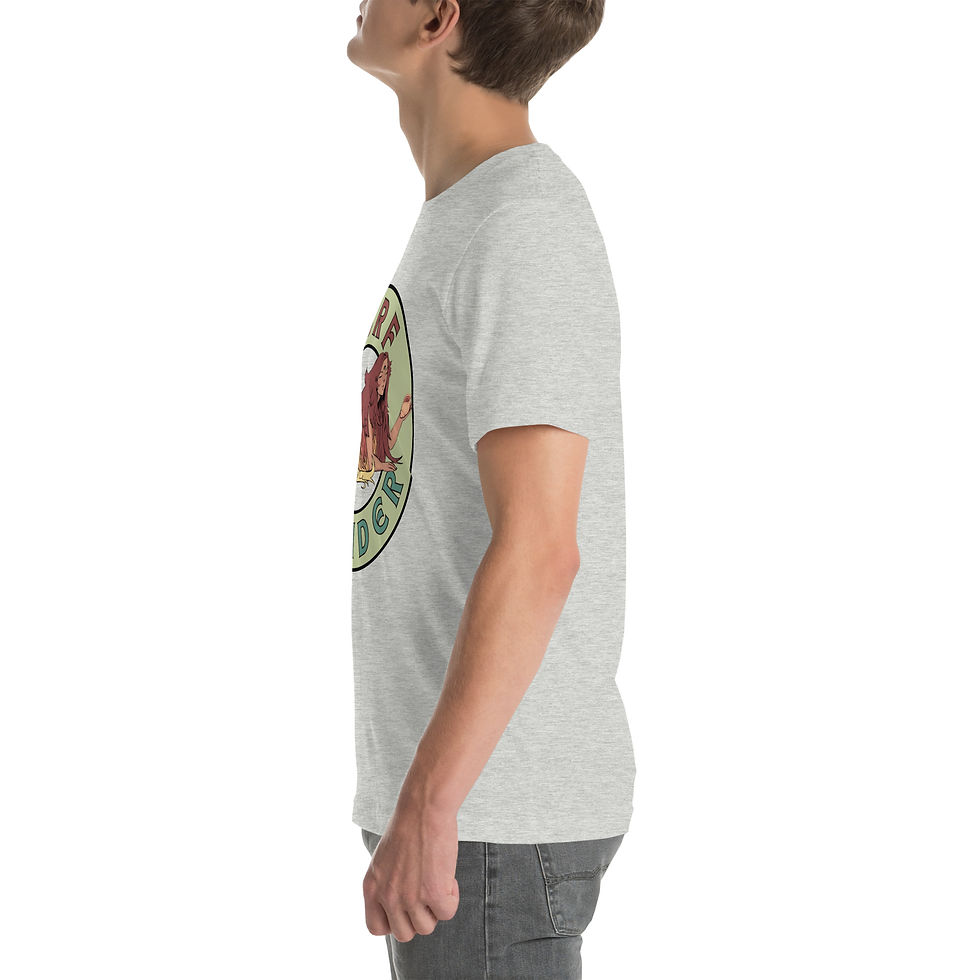 Thumbnail: Surf Strider Mermaid Unisex t-shirt