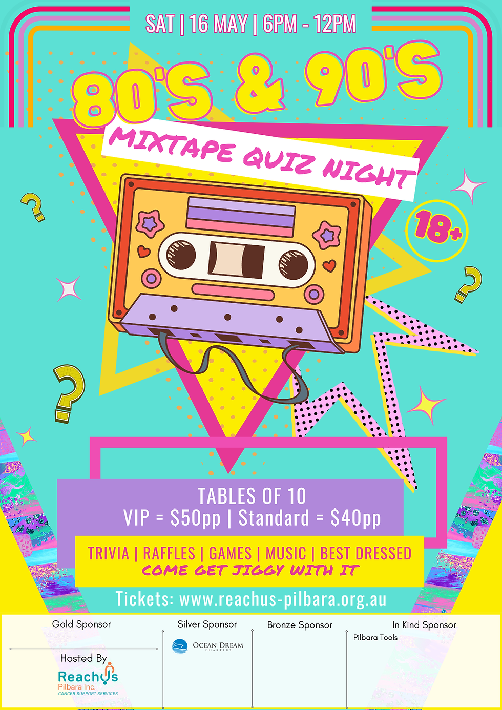 Port Hedland Quiz Night | 80's & 90's Mixtape