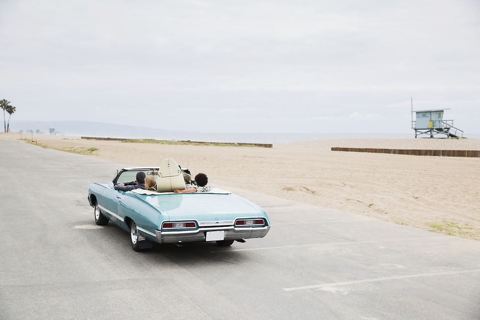 Beach Drive Scene