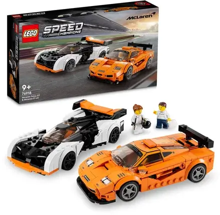 LEGO® SPEED CHAMPIONS 76918 - MCLAREN SOLUS GT ET MCLAREN F1 LM