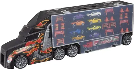 MON TRANSPORTEUR ET SES 8 VOITURE