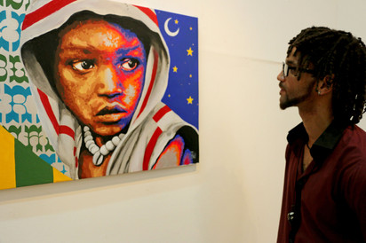Abertura da exposição Alem Mar