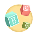 Alphabet Blocks Illustration