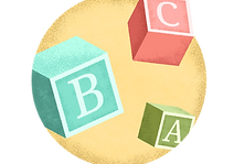 Alphabet Blocks Illustration
