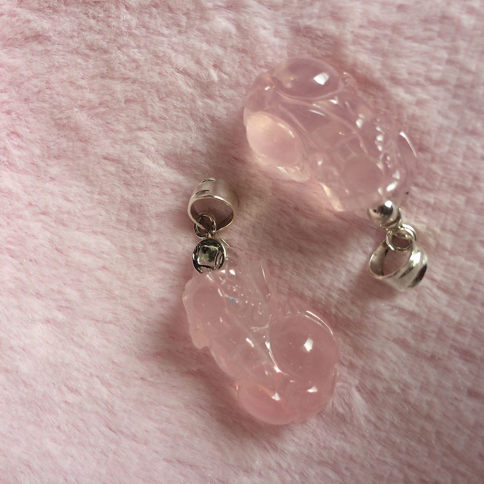 Thumbnail: MẶT TỲ HƯU - Thạch anh hồng