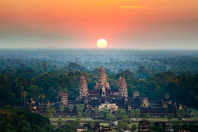 Beautiful aerial view of Angkor Wat at sunrise, Siem Reap, Cambodia.jpg
