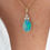 Thumbnail: Large Opal Doublet and Diamond set Pendant