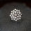 Thumbnail: Front view of diamond cluster ring.
