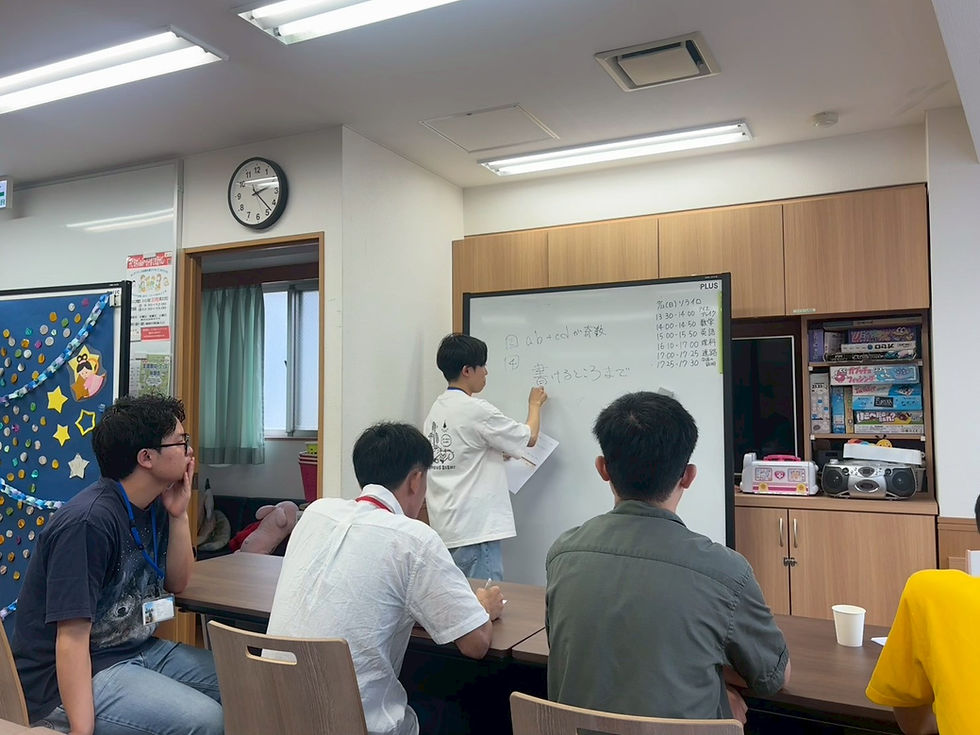 夏は受験の天王山!7/12の授業の様子とボランティア自己紹介