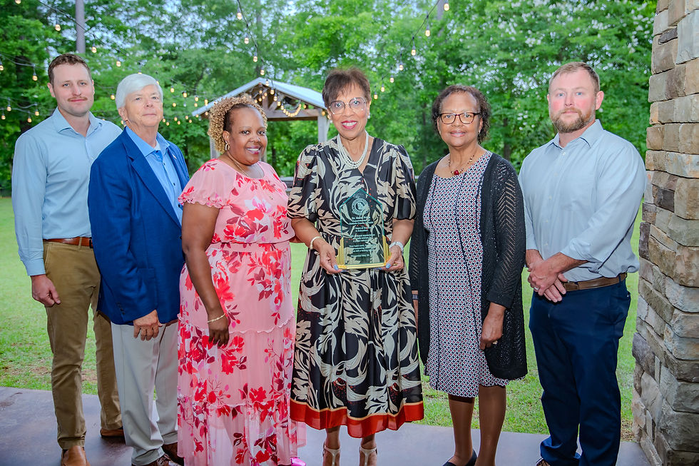 The Baldwin Board of Education presents a specially made award to commemorate Dr. Noris Price's legacy