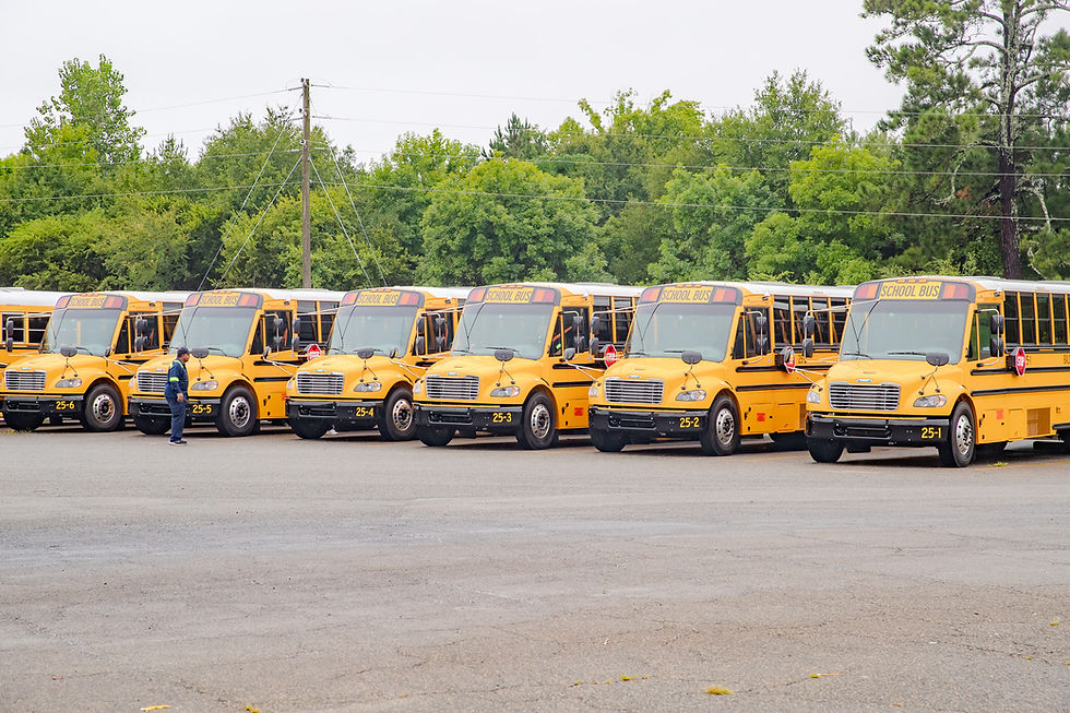 All six of Baldwin's new EV Fleet!