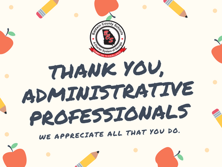 Happy Administrative Professionals Week 