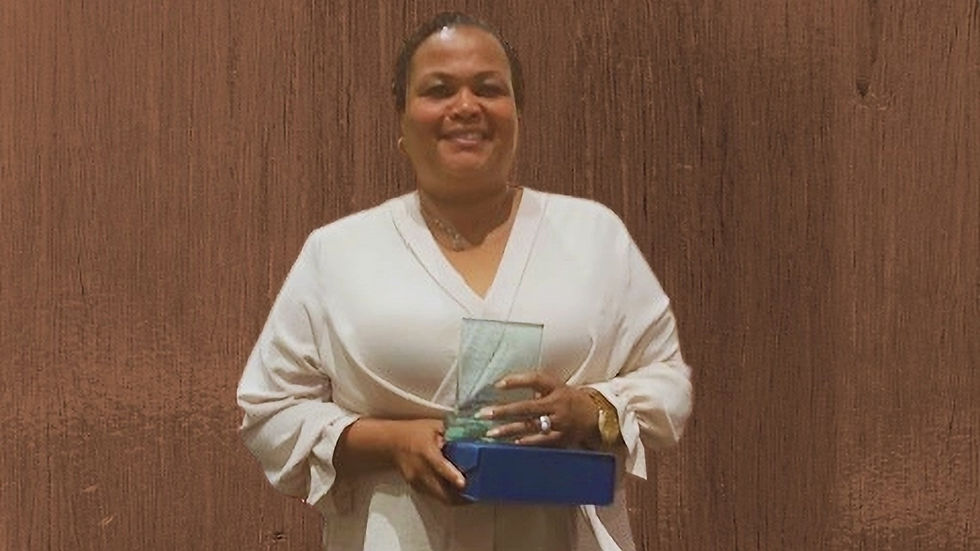 Dr. Damita Jones with the 2025 Charles Perkins Award