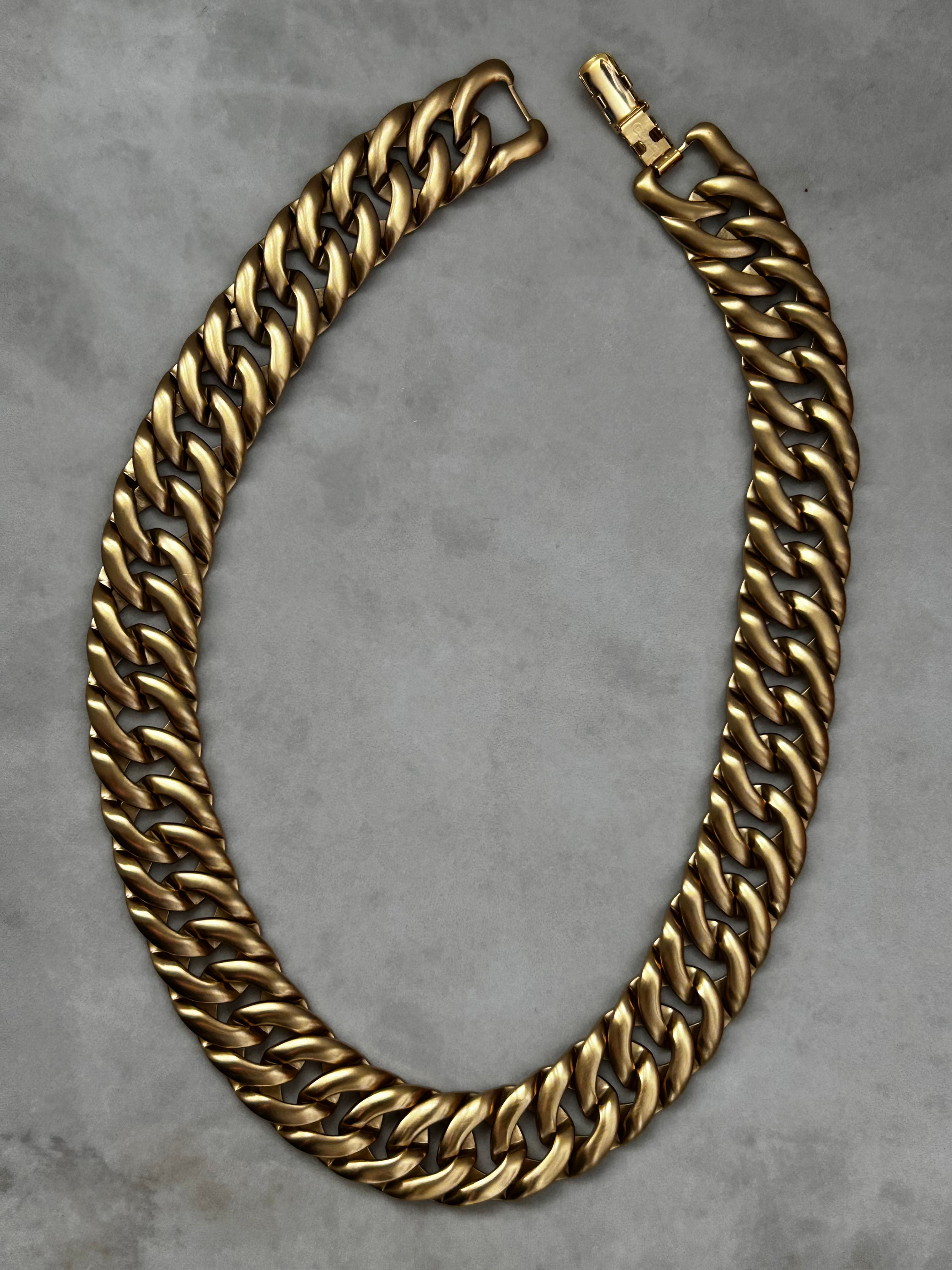 שרדרת סטייטמנט ציפוי זהב מאט Monet וינטג׳