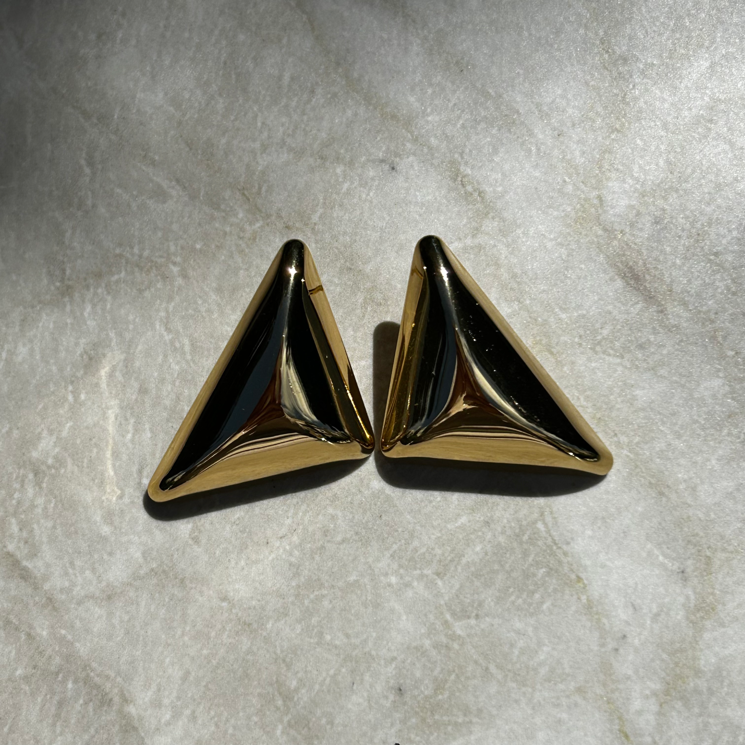 עגילי משולש גדולים ס.סטיל 