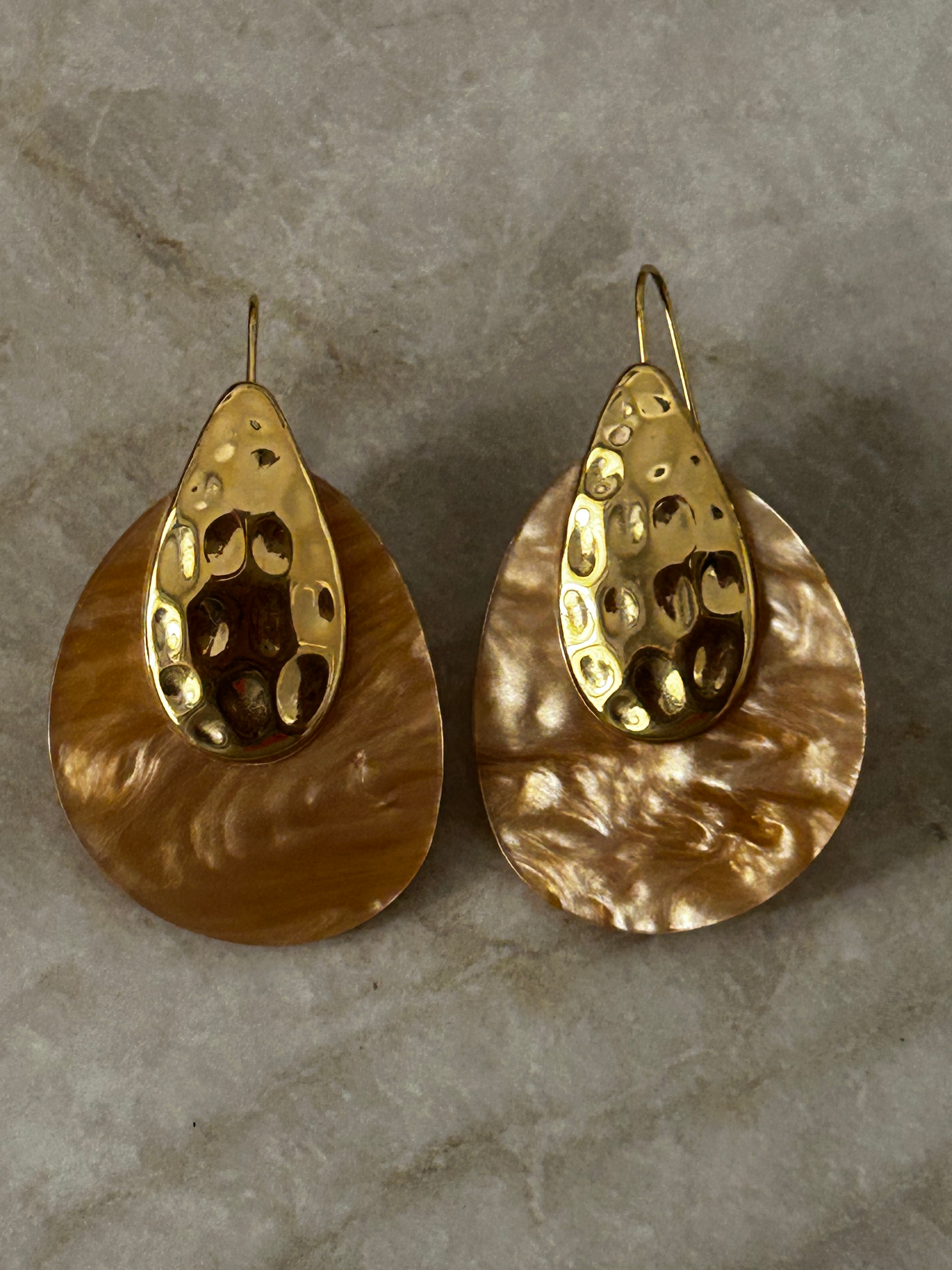 עגילי חור כתמתם שטוף מרוקעים ס.סטיל 