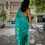 Thumbnail: Back View of Nilaya - Pallu displayed by Ek