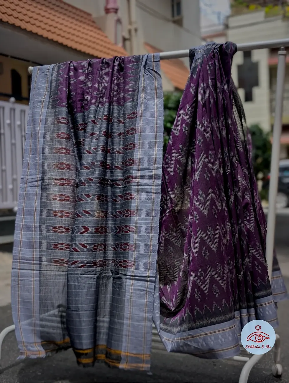 Thumbnail: PhoolKalesh Saree on a stand