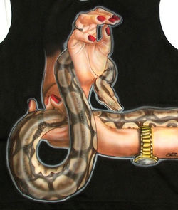 Aerografia em camisa