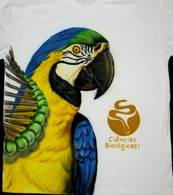 Aerografia em camisa