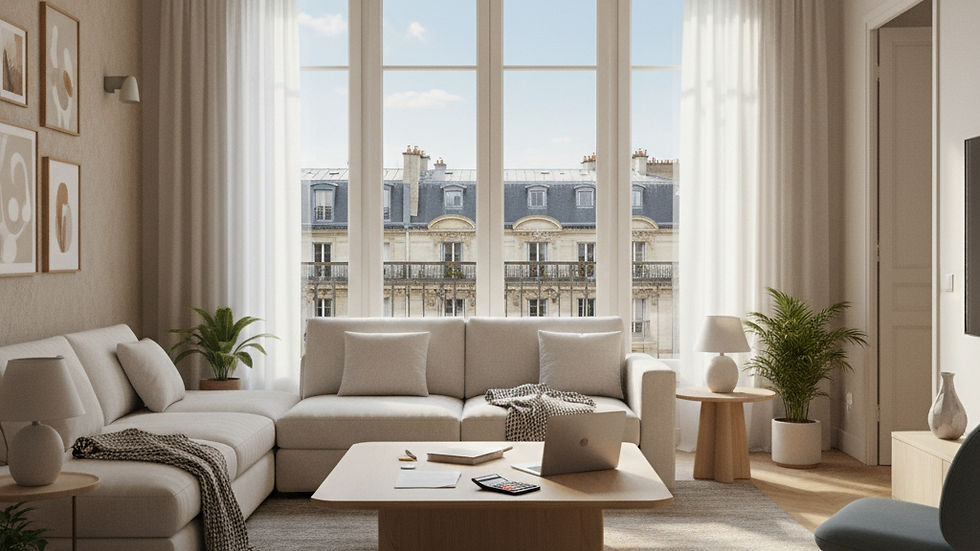 Micro-BIC meublé de tourisme 2026 : appartement meublé lumineux loué en courte durée