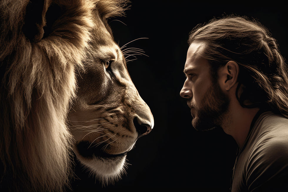 Daniel in the lion's den