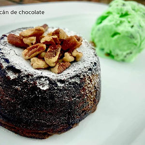 Volcán de chocolate