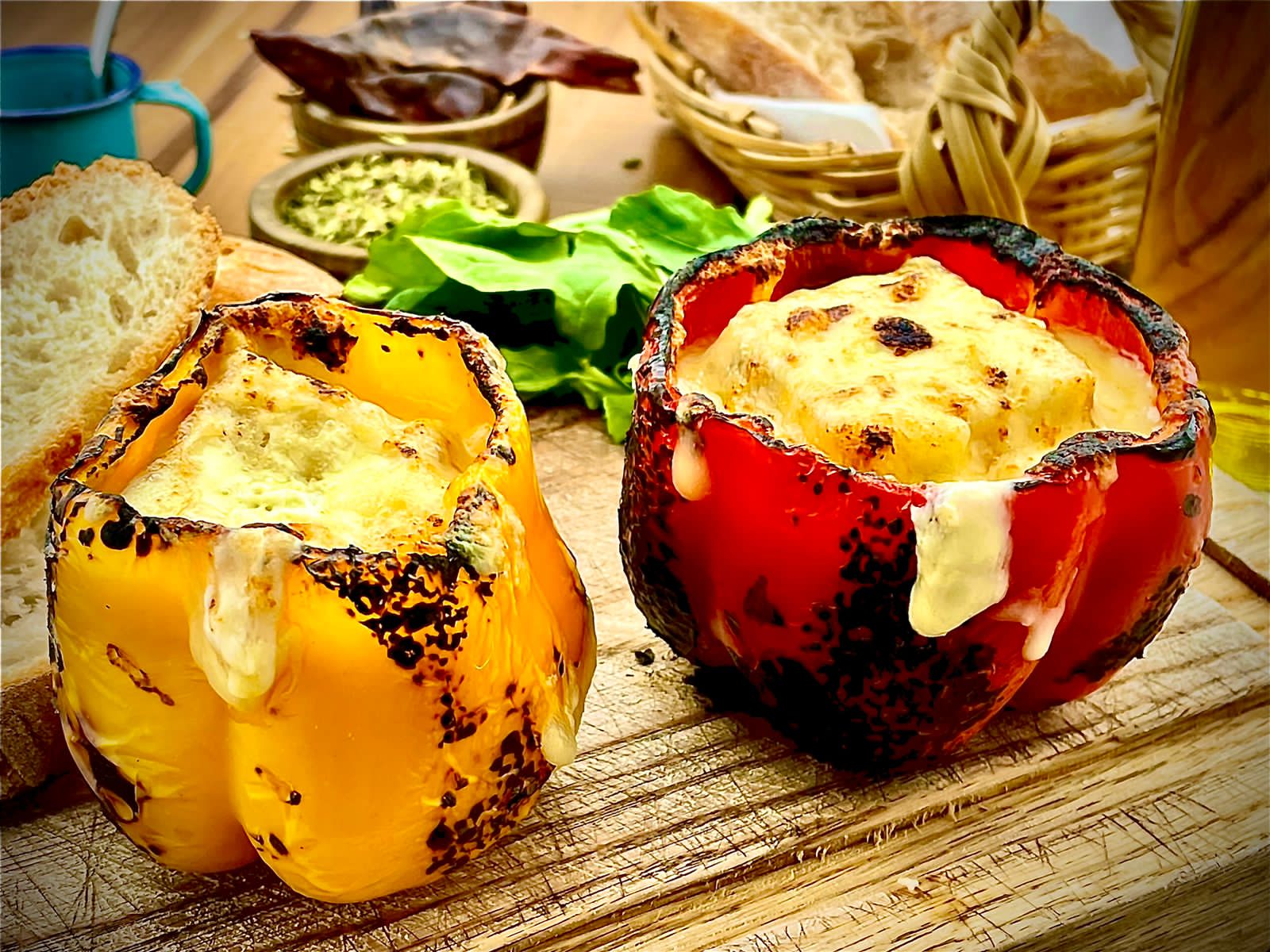 Arranged Food and Objects