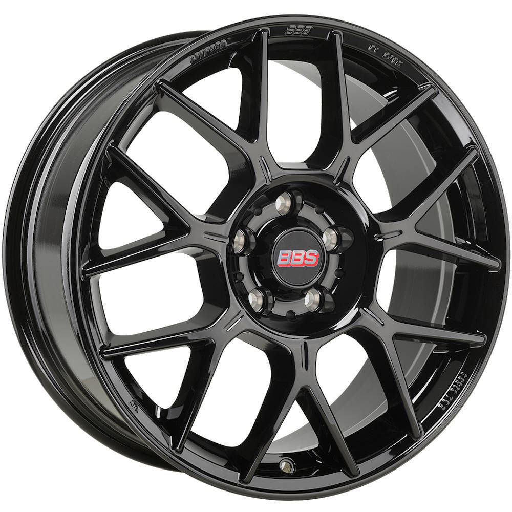 BBS XR Gloss Black 18x8 Wheel