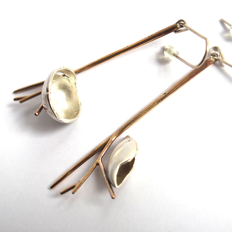サムネイル： シルバーピアス【Uccellino-Nido L】GIOIELLI DI CAMILLA