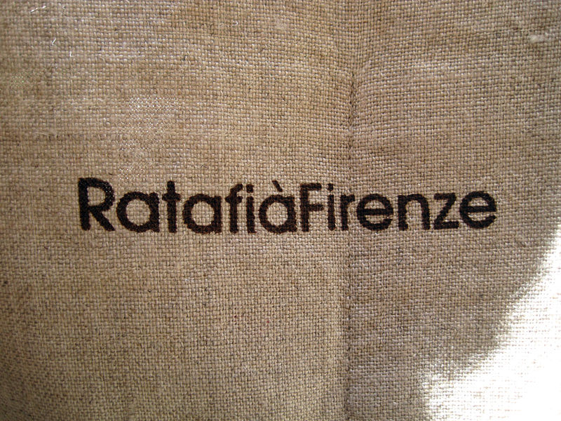 サムネイル： 手染めエプロン【Pesciolini-赤】Ratafià Firenze