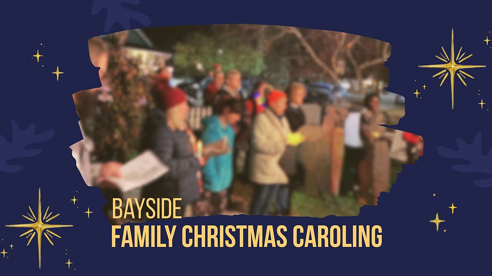 FAMILY CHRISTMAS CAROLING